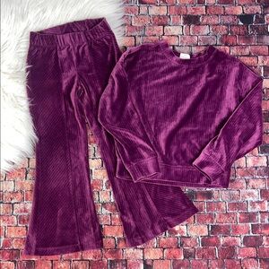 Kids Wonder Nation Ribbed Purple Top